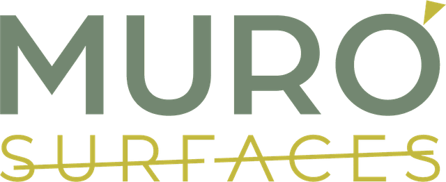 Modern kitchen interior with MURO services surfaces